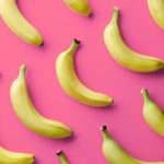 Bananen auf pink